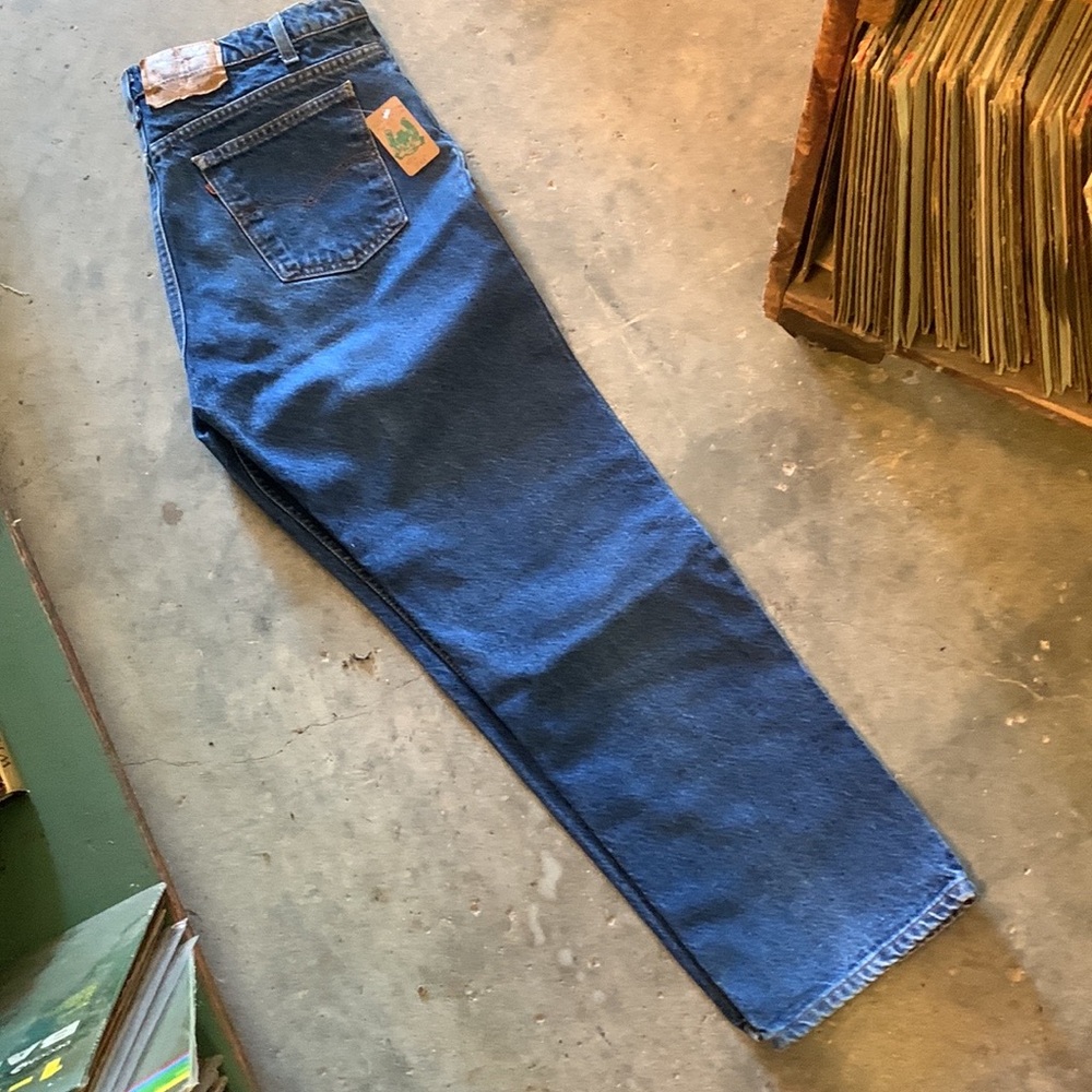 VTG Levi Strauss & Co. 505 orange tag brown label made in USA 38/30